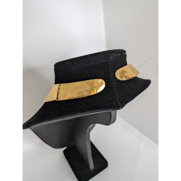 Givenchy Vintage Gold Collar Cleopatra Cuff Choker - Picture 2 of 7
